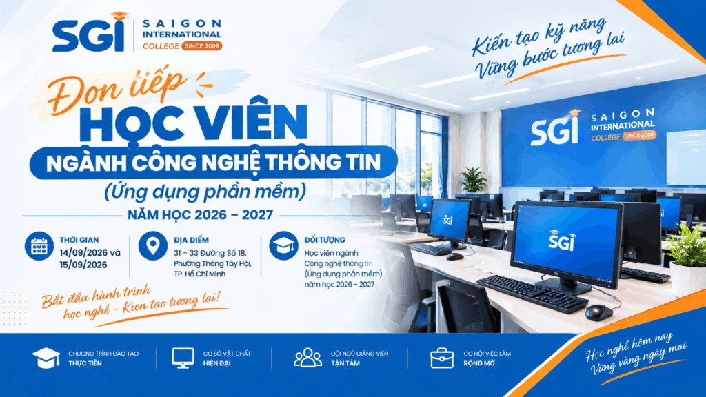 Đón tiếp học viện học nghề CNTT