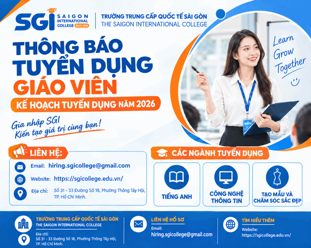 Tuyển dụng giáo viên năm 2026